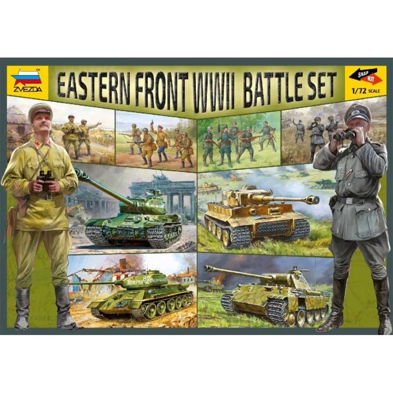 Zvezda Battle Set: Eastern Front Wwii (1/72) 5203