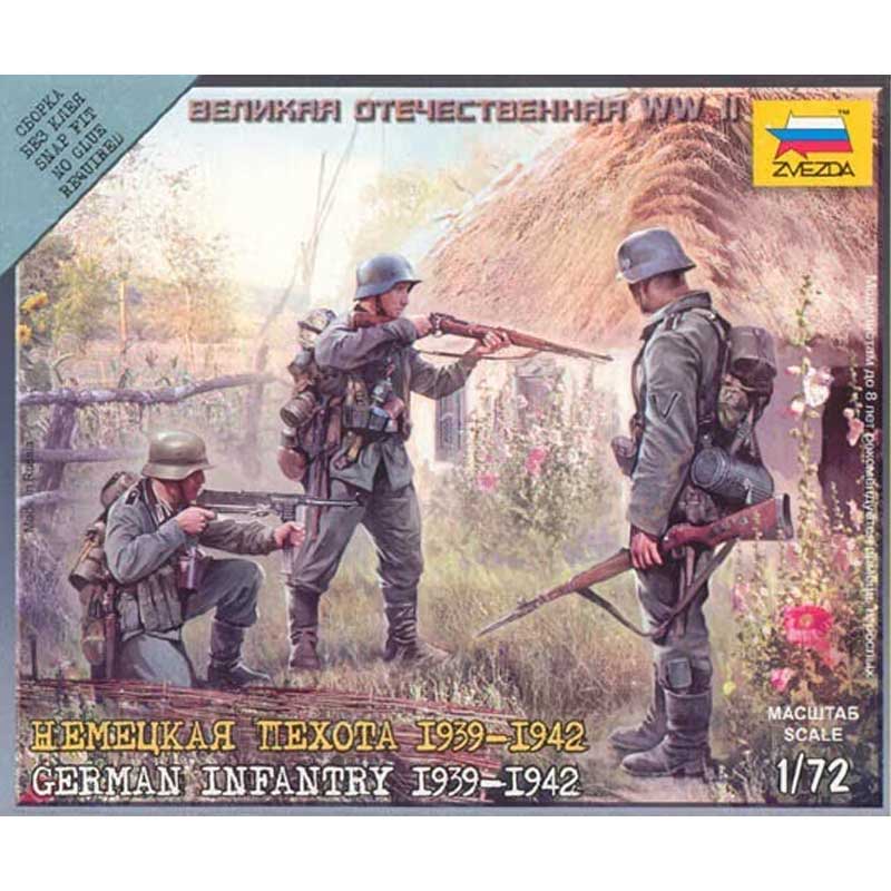 Zvezda German Infantry East Front1941 (1/72) 6105