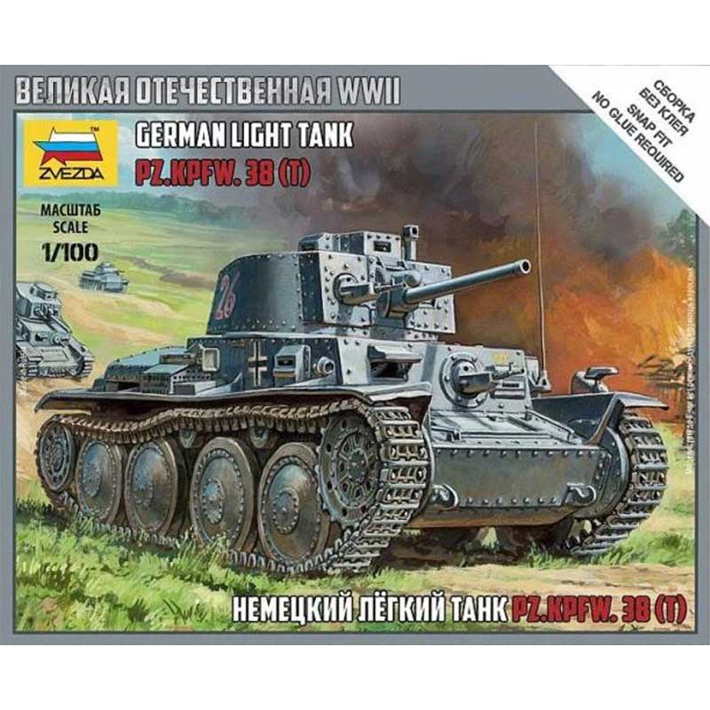 Zvezda German 38T Tank (1/100) 6130