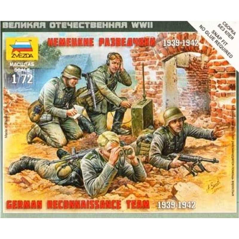 Zvezda German Reconnaissance Team (1/72) 6153