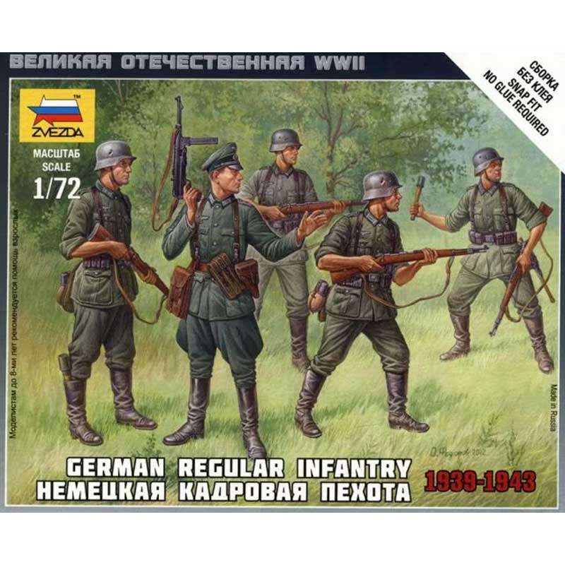 Zvezda German Regular Infantry 1939-4 (1/72) 6178