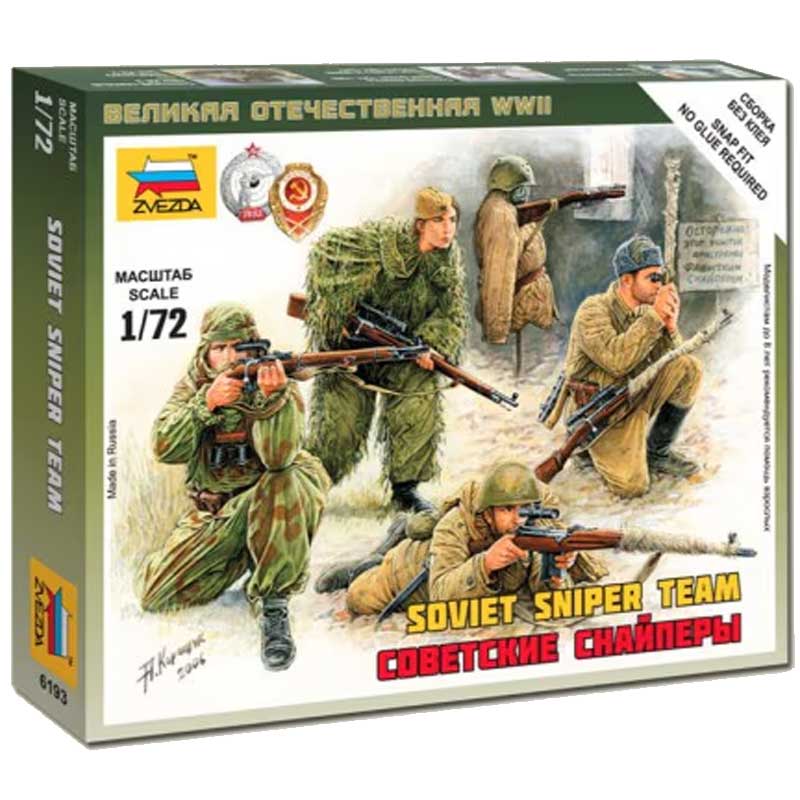 Zvezda Soviet Snipers (1/72) 6193