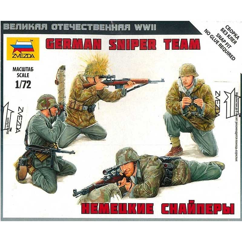 Zvezda German Sniper Team (1/72) 6217
