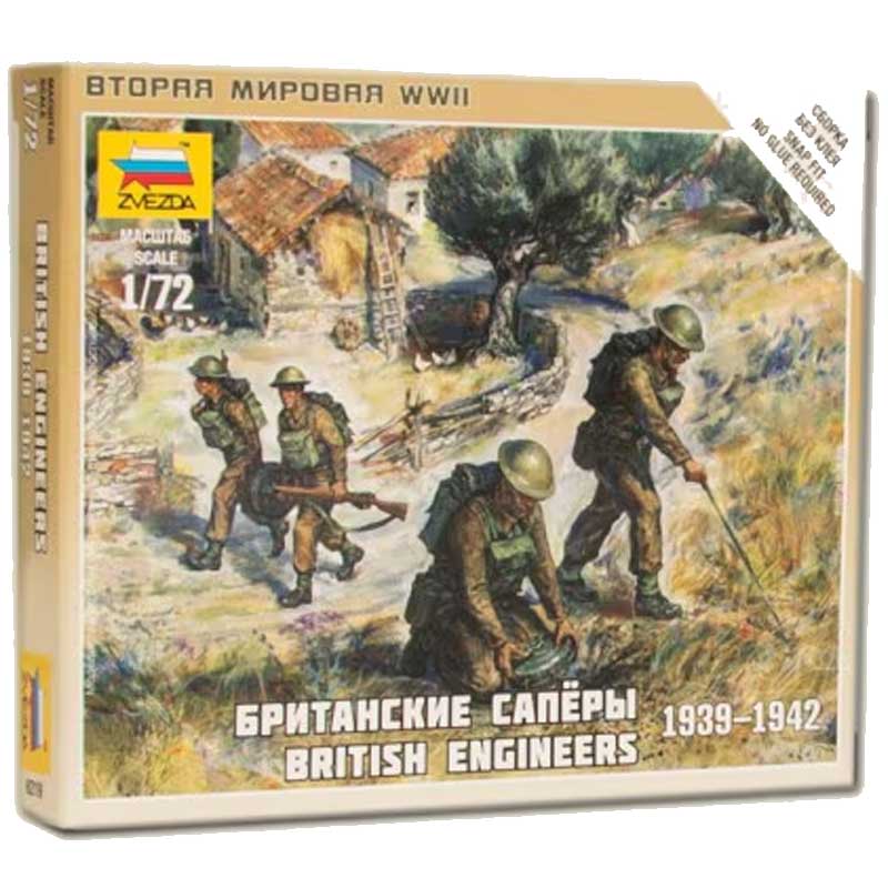 Zvezda British Engineers 1939-1942 (1/72) 6219