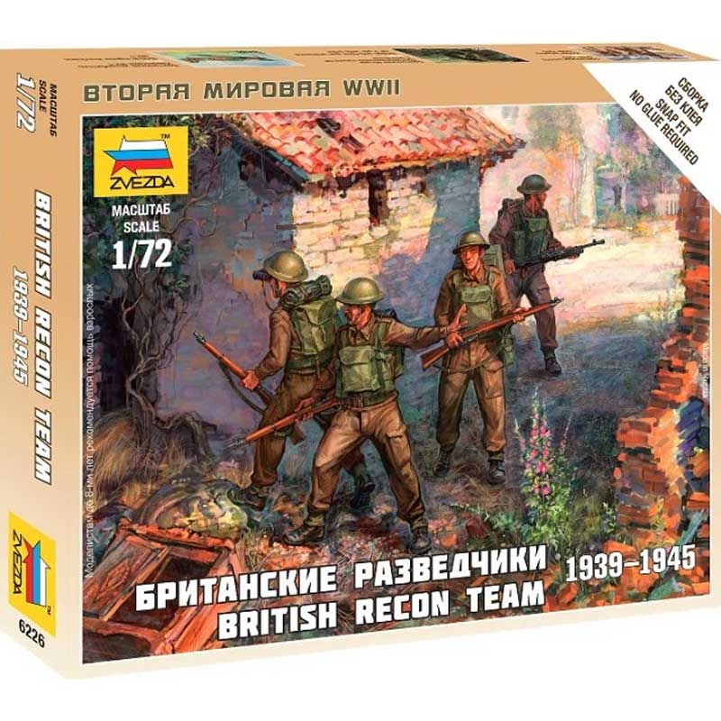 Zvezda British Recon Team 1939-1945 (1/72) 6226