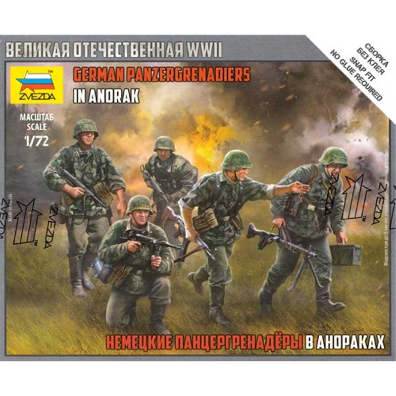Zvezda German Panzergrenadiers in Anorak WWII (1/72) 6270