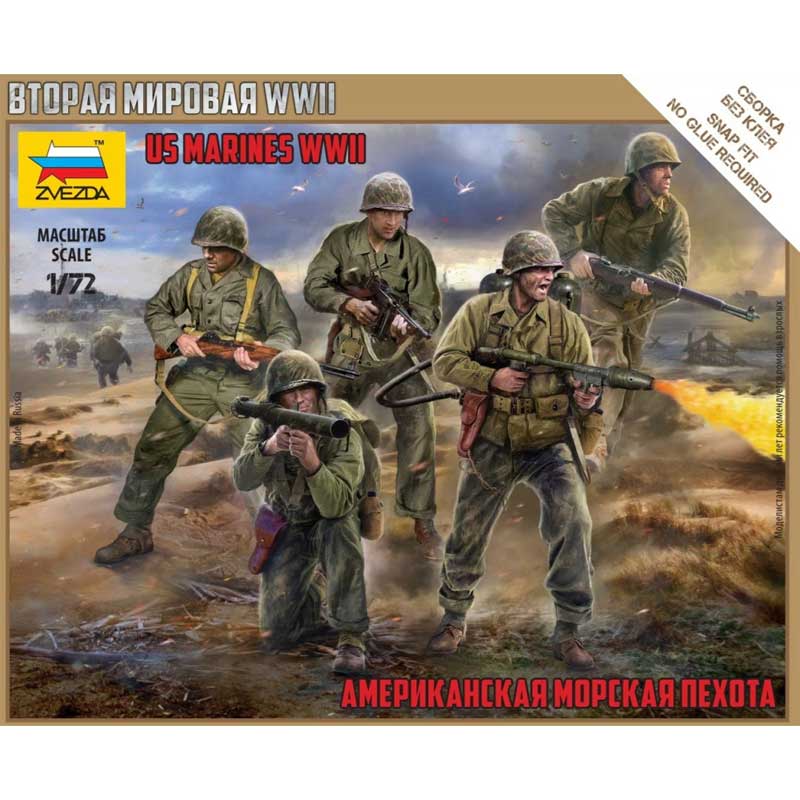 Zvezda US Marines WWII (1/72) 6279
