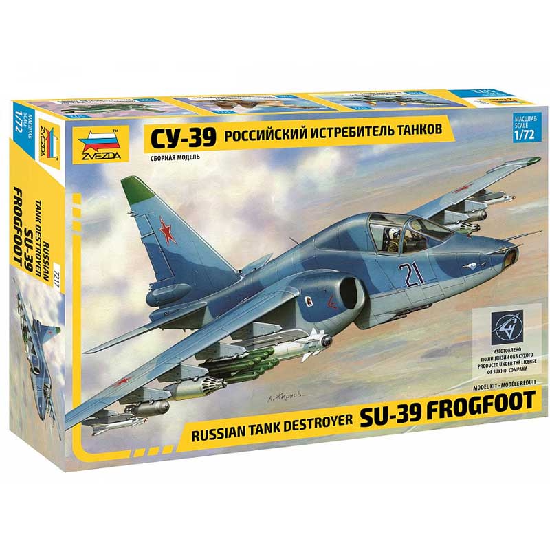 Zvezda Su-39 Frogfoot Russian Tank Destroyer (1/72) 7217