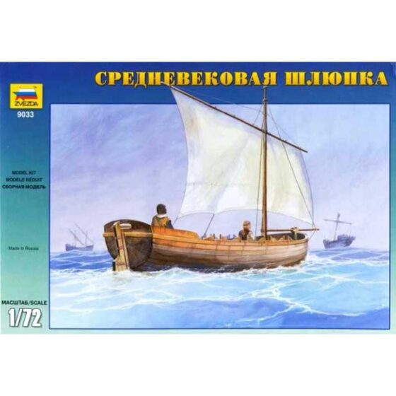 Zvezda Medieval Life-Boat (1/72) 9033 Zvezda Medieval Life-Boat (1/72) 9033