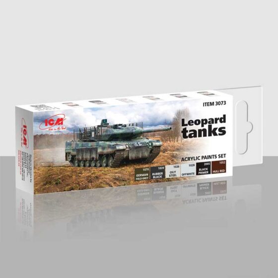 ICM Paint Set - Leopard Tanks 3073 ICM Paint Set - Leopard Tanks 3073