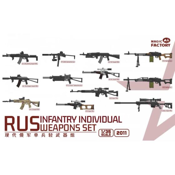 Magic Factory Models RUS Infantry Individual Weapons Set (1/35) 2011