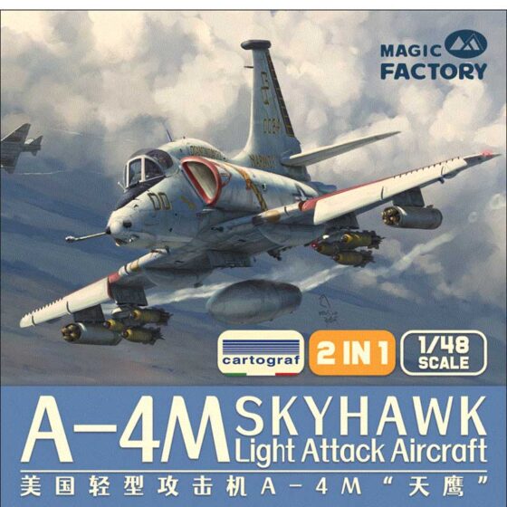 Magic Factory Models A-4M Skyhawk Aircraft US Marines (1/48) 5002