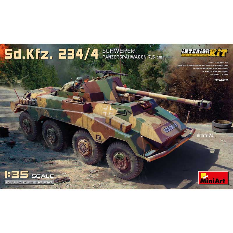 Miniart Sd.Kfz. 234/4 Schwerer Panzerspahwagen 7.5 (1/35) 35427