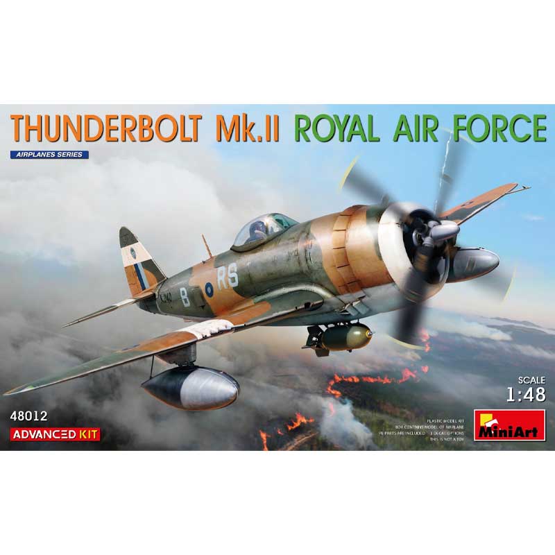 Miniart Thunderbolt Mk. II Royal Air Force, (Advanced) (1/48) 48012