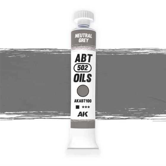 Abteilung 502 Oil Paint Neutral Grey (20ml) AKABT100 Abteilung 502 Oil Paint Neutral Grey (20ml) AKABT100