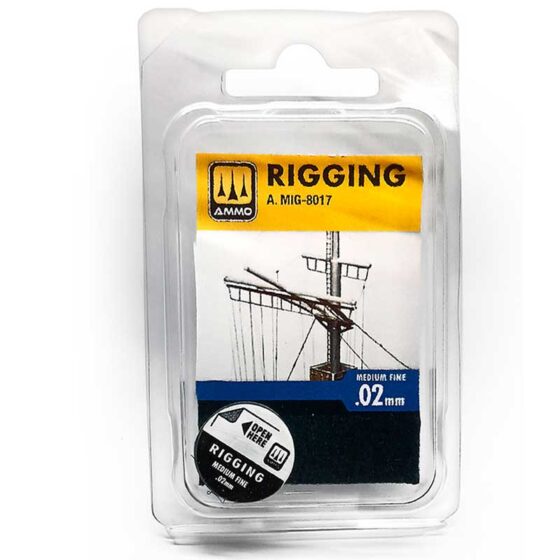 0.02mm Rigging Medium Fine Ammo Mig 8017 0.02mm Rigging Medium Fine Ammo Mig 8017
