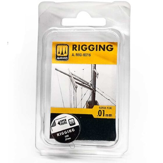 0.01mm Rigging Super Fine Ammo Mig 8016 0.01mm Rigging Super Fine Ammo Mig 8016