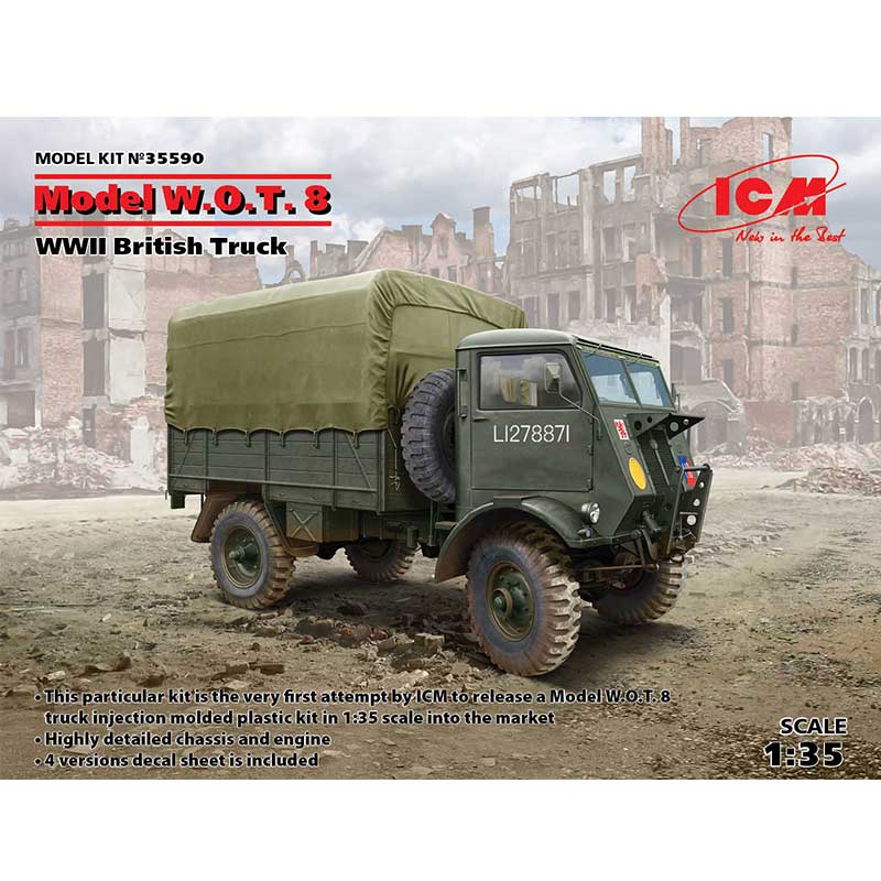 1/35 W.O.T. 8, WWII British Truck ICM 35590 *Damaged Box*