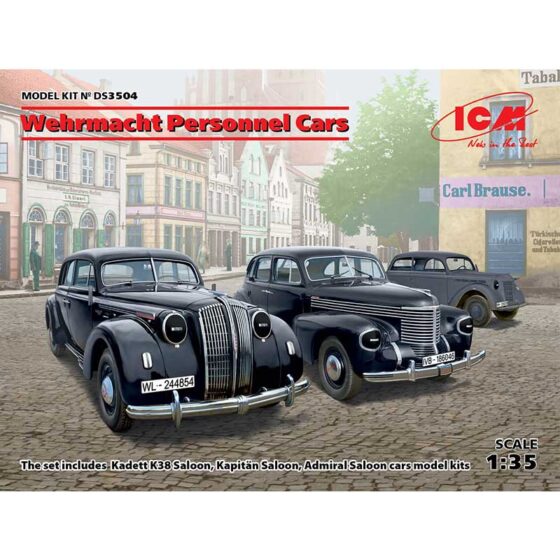 1/35 Wehrmacht Personnel Cars ICM DS3504 1/35 Wehrmacht Personnel Cars ICM DS3504