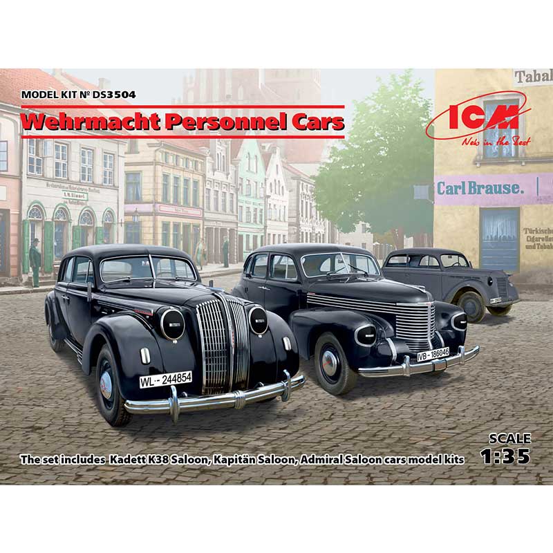 1/35 Wehrmacht Personnel Cars ICM DS3504
