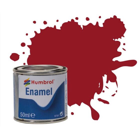 Humbrol Enamel No.20 Crimson - Gloss (Tinlet No.2) (50ml) AQ0020 Humbrol Enamel No.20 Crimson - Gloss (Tinlet No.2) (50ml) AQ0020