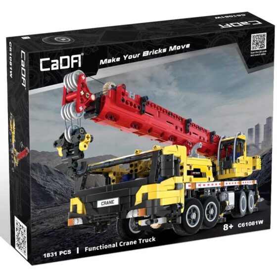 CaDA Bricks Crane Truck C61081W CaDA Bricks Crane Truck C61081W