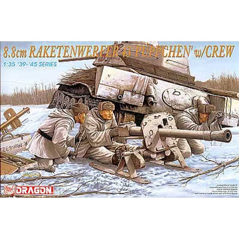 Dragon 8.8cm Raketenwerfer 43 ('Puppchen') W/Crew (1/35) 6097