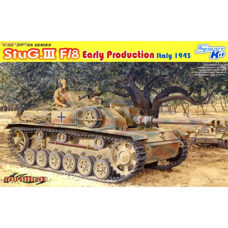 Dragon StuG.III Ausf.F/8 Early Production Italy1943 (Smart Kit) (1/35) 6620
