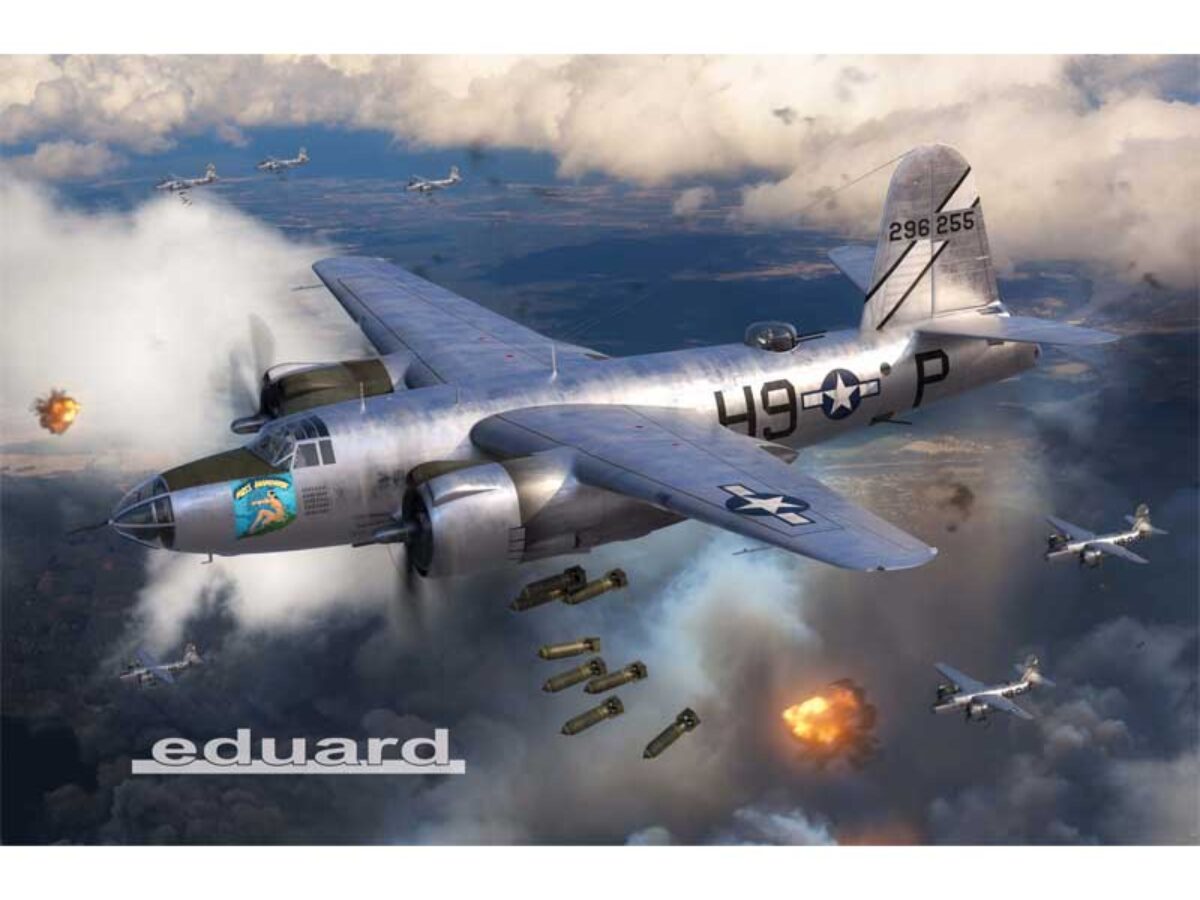 新品未使用　AND1 marauder 30周年　28.5 ICM 1/48 scale Martin B-26B Marauder plastic model kit review