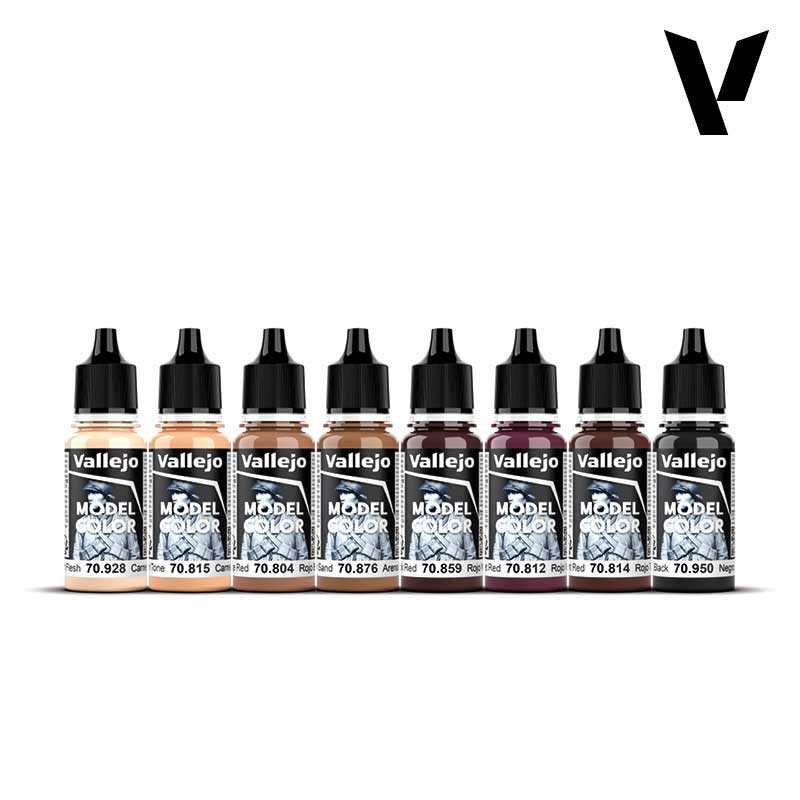 Vallejo Face Painting Paint Set 70.119