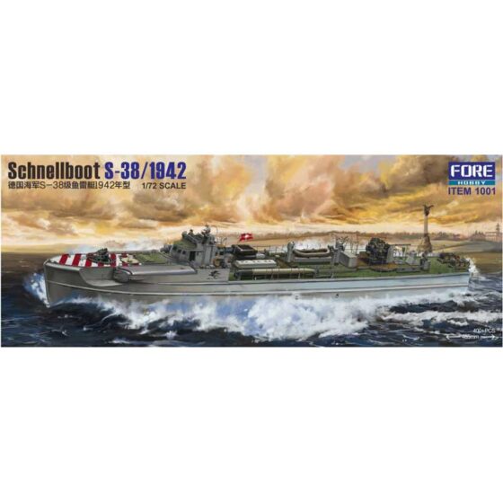 Foreart Schnellboot S-38/1942 (1/72) 1001 Foreart Schnellboot S-38/1942 (1/72) 1001