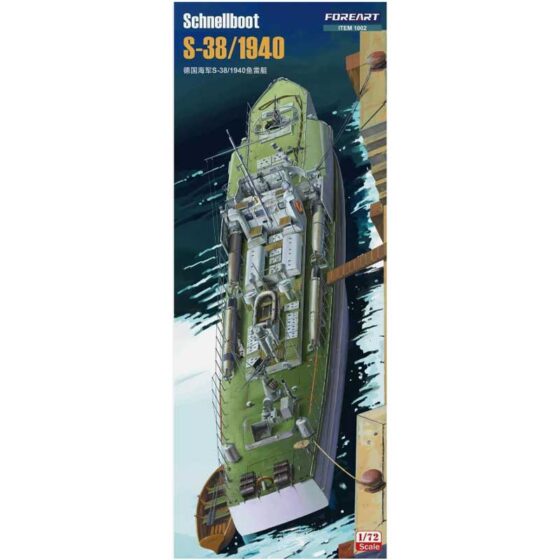 Foreart Schnellboot S-38/1940 (1/72) 1002 Foreart Schnellboot S-38/1940 (1/72) 1002