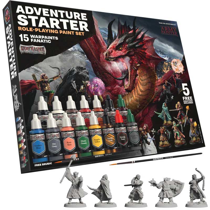 The Army Painter GameMaster: Adventure Starter Role-playing Paint Set GM1008P