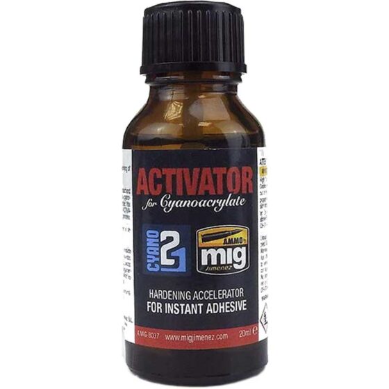 20ml CA Activator Ammo Mig Jimenez AMIG8037 20ml CA Activator Ammo Mig Jimenez AMIG8037