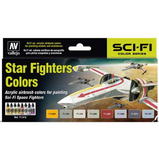 Vallejo Paint Set Star Fighters 71.612