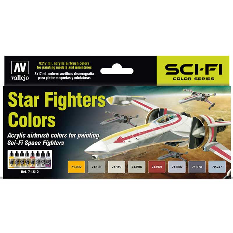 Vallejo Paint Set Star Fighters 71.612