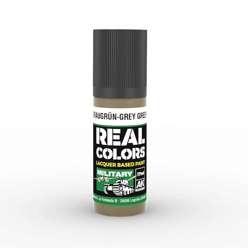 AK Interactive Real Color - Graugrn-Grey Green RAL 7008 (17ml) RC853