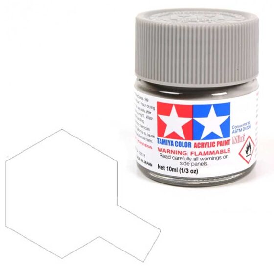 Tamiya Acrylic XF-2 Flat White (10ml) 81702 Tamiya Acrylic XF-2 Flat White (10ml) 81702