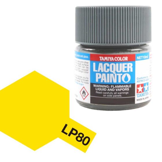 Tamiya Lacquer - LP-80 Flat Yellow (10ml) 82180
