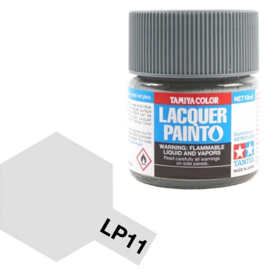 Tamiya Lacquer - LP-11 Silver (10ml) 82111 Tamiya Lacquer - LP-11 Silver (10ml) 82111