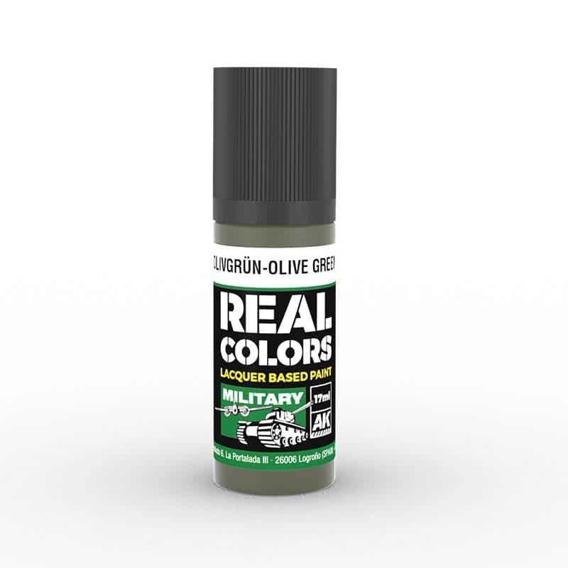 AK Interactive Real Color - Olivgrn-Olive Green RAL 6003 (17ml) RC852