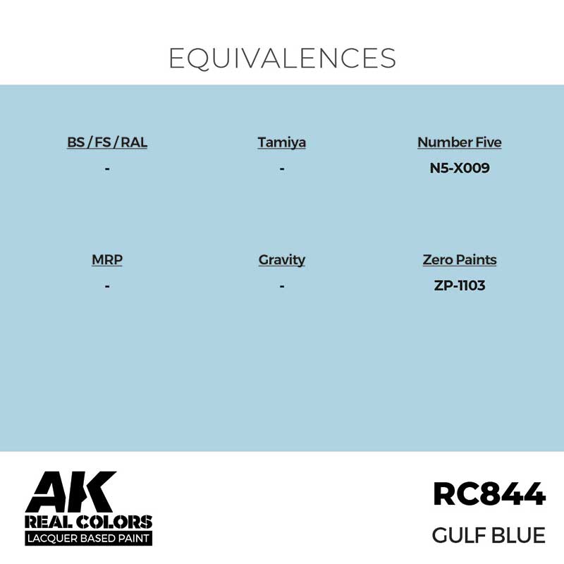 AK Interactive Real Color - GULF Blue (17ml) RC844