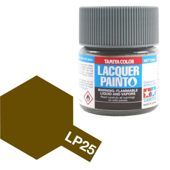 Tamiya Lacquer - LP-25 Brown (JGSDF) (10ml) 82125 Tamiya Lacquer - LP-25 Brown (JGSDF) (10ml) 82125