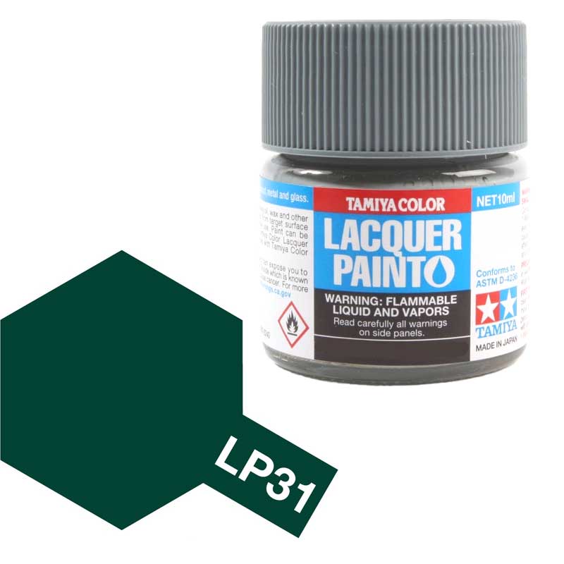 Tamiya Lacquer - LP-31 Dark Green 2 (IJN) (10ml) 82131