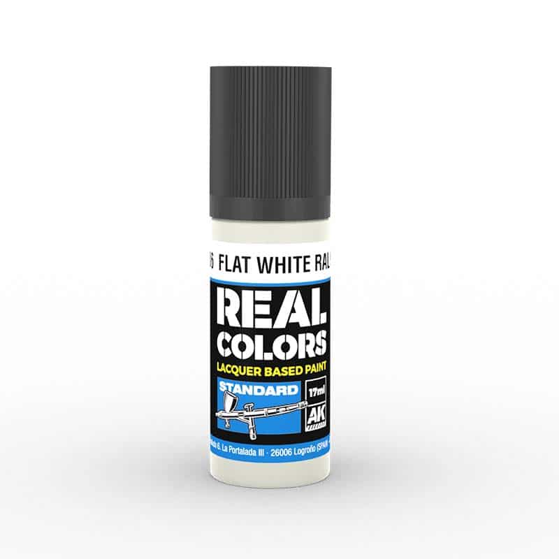 AK Interactive Real Color - Flat White RAL 9003 (17ml) RC806