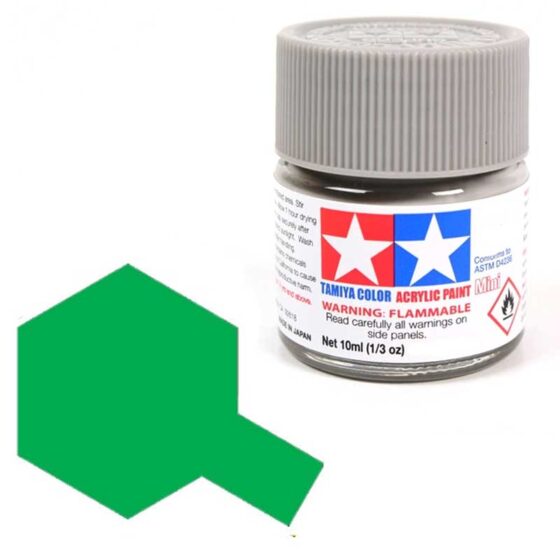 Tamiya Acrylic X-25 Clear Green (10ml) 81525 Tamiya Acrylic X-25 Clear Green (10ml) 81525