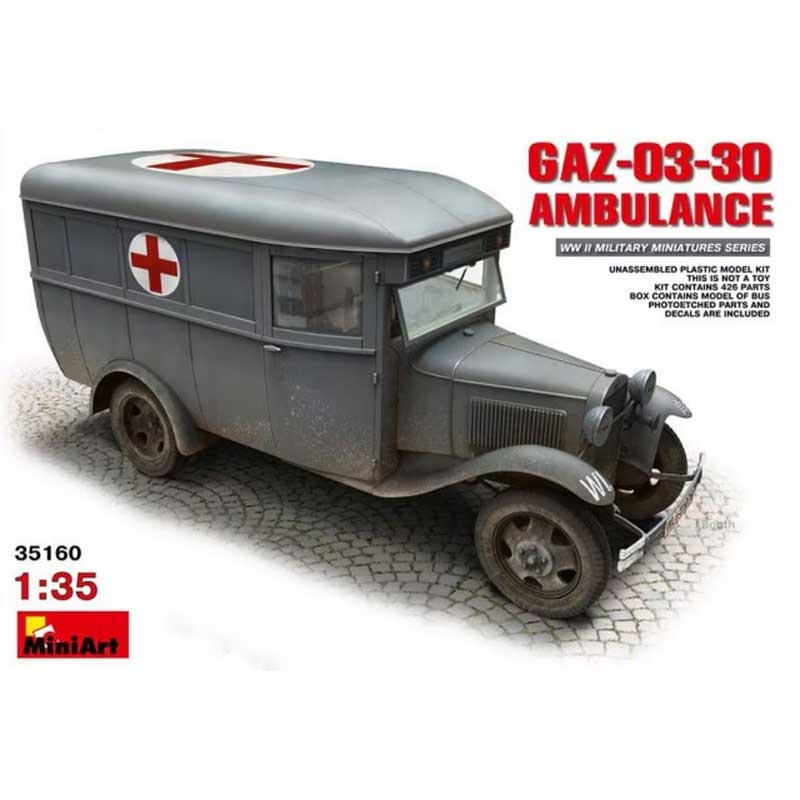Miniart GAZ-03-30 Ambulance (1/35) 35160