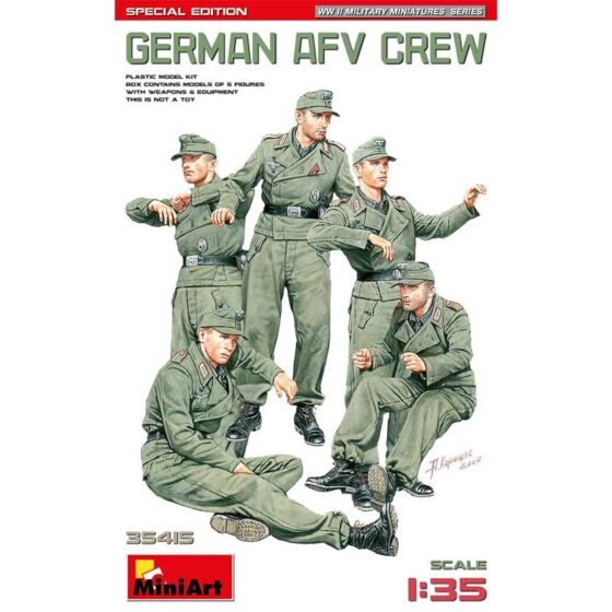 Miniart German AFV Crew. Special Edition (1/35) 35415 Miniart German AFV Crew. Special Edition (1/35) 35415