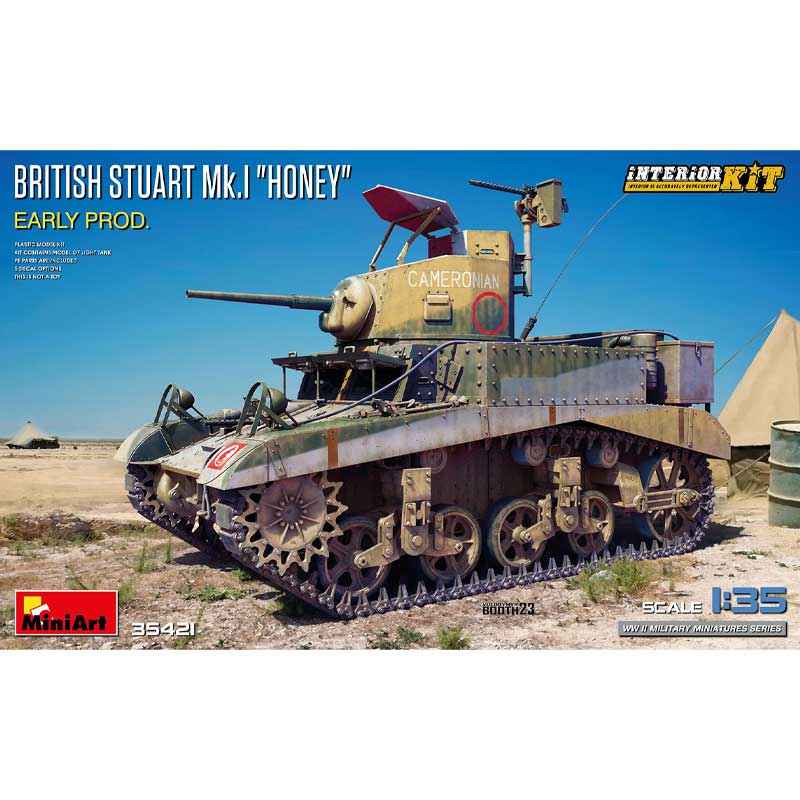 Miniart British Stuart. Mk.I Honey Early (Int Kit) (1/35) 35421