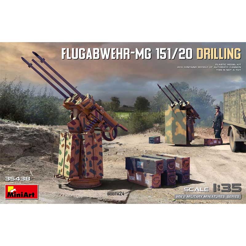 Miniart Flugabwehr-MG 151/20 Drilling (1/35) 35438